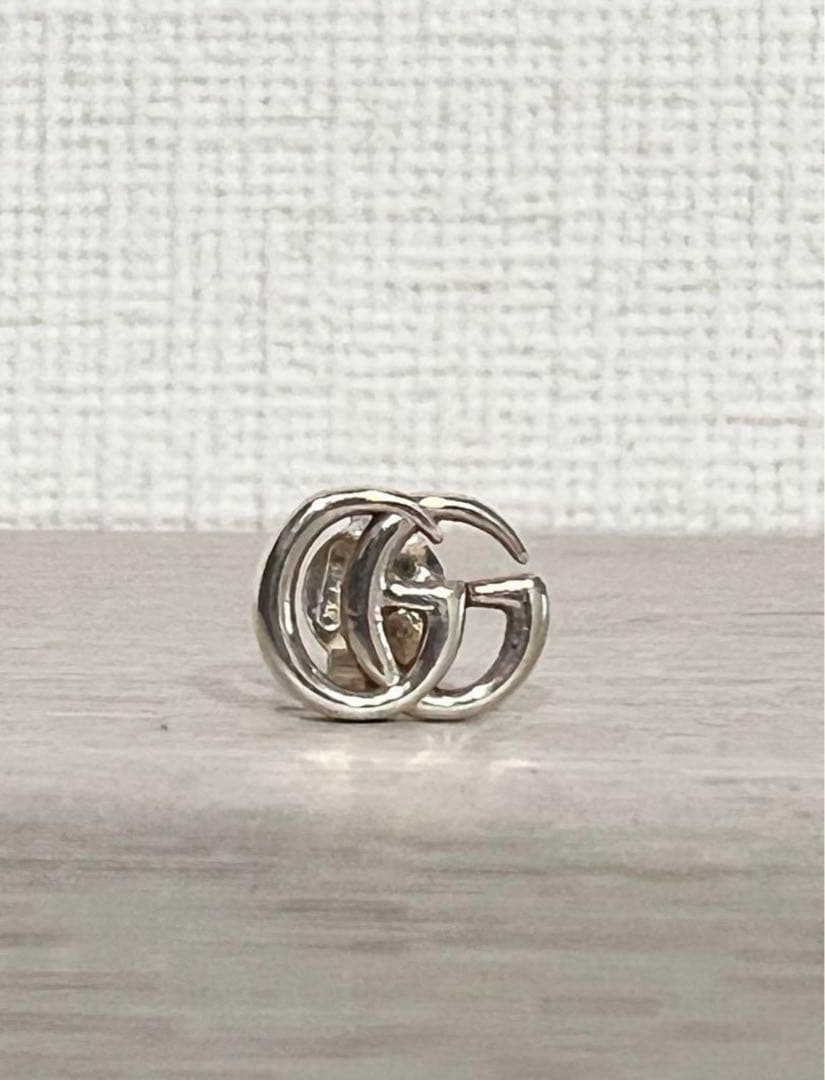 GUCCI グッチ フラワーピアス ダブルG 925 シルバー 片耳