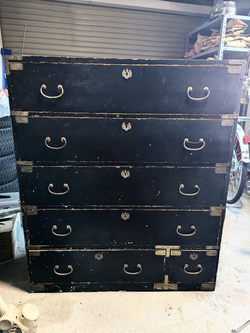 yo-yo【1935-45年製】和箪笥　アンティーク　骨董