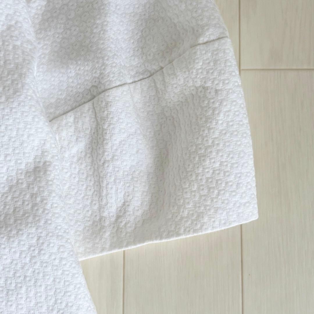 【美品】TOMORROWLAND ポワンピケ クルーネックブラウス