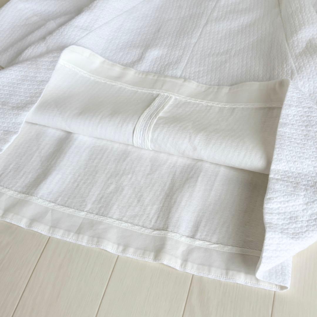 【美品】TOMORROWLAND ポワンピケ クルーネックブラウス