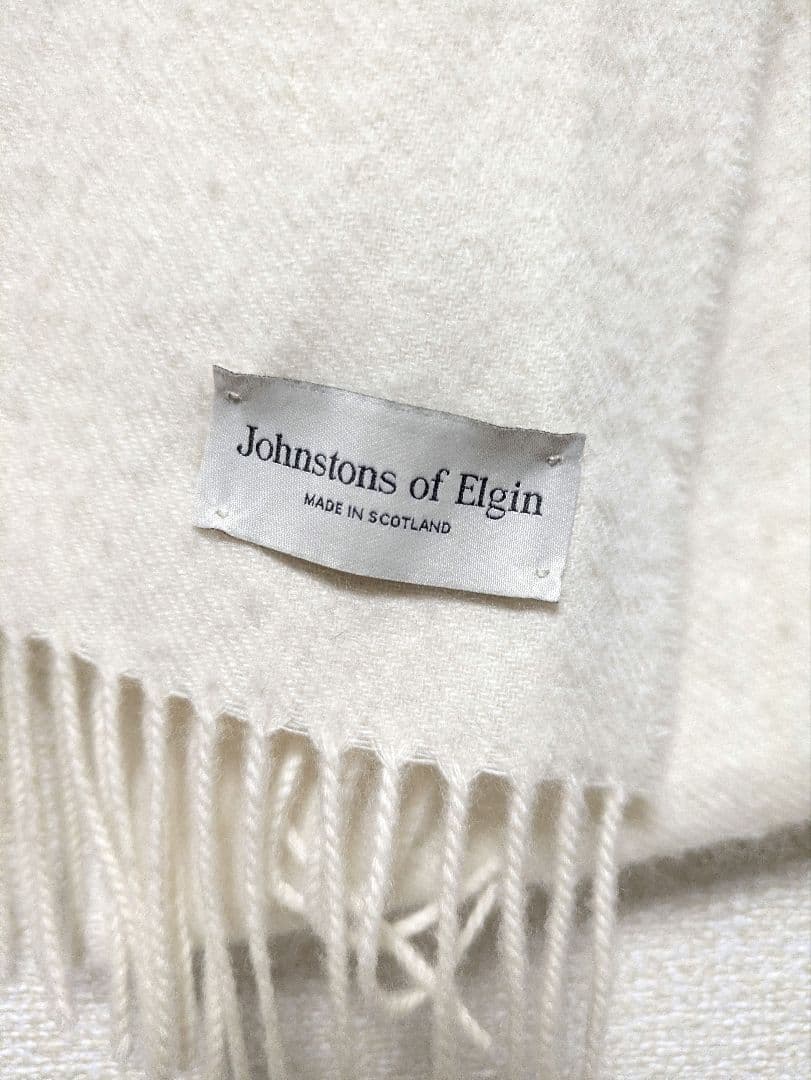 ハ*ム様 【美品】ジョンストンズオブエルガン カシミヤ100マフラー