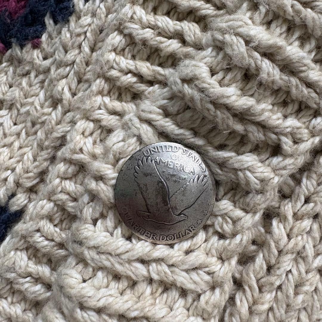 【Ron Herman】ロンハーマン ネイティヴ柄 カーディガン コンチョボタン