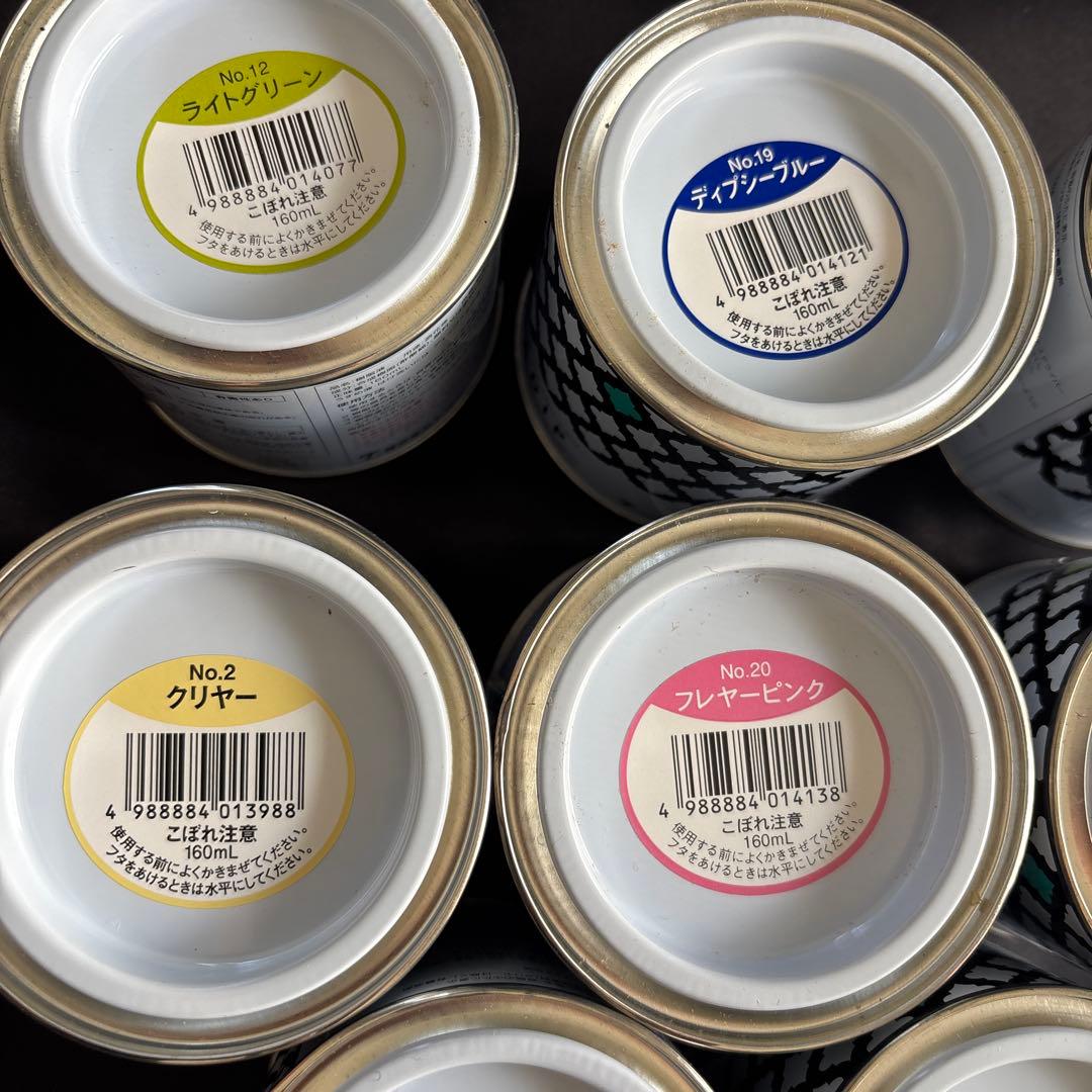 ②ディップ液8缶セットディップアート材料アメリカンフラワー材料