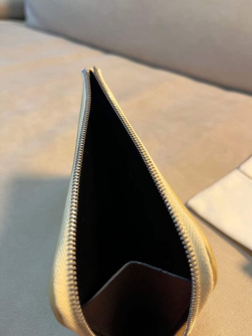 新品ジルサンダーL字型ジップレザーケース