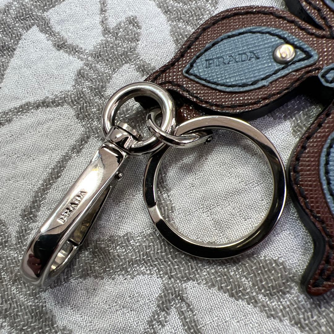 PRADA プラダ チャーム ファーベア&バタフライ&ストラップの３点纏め