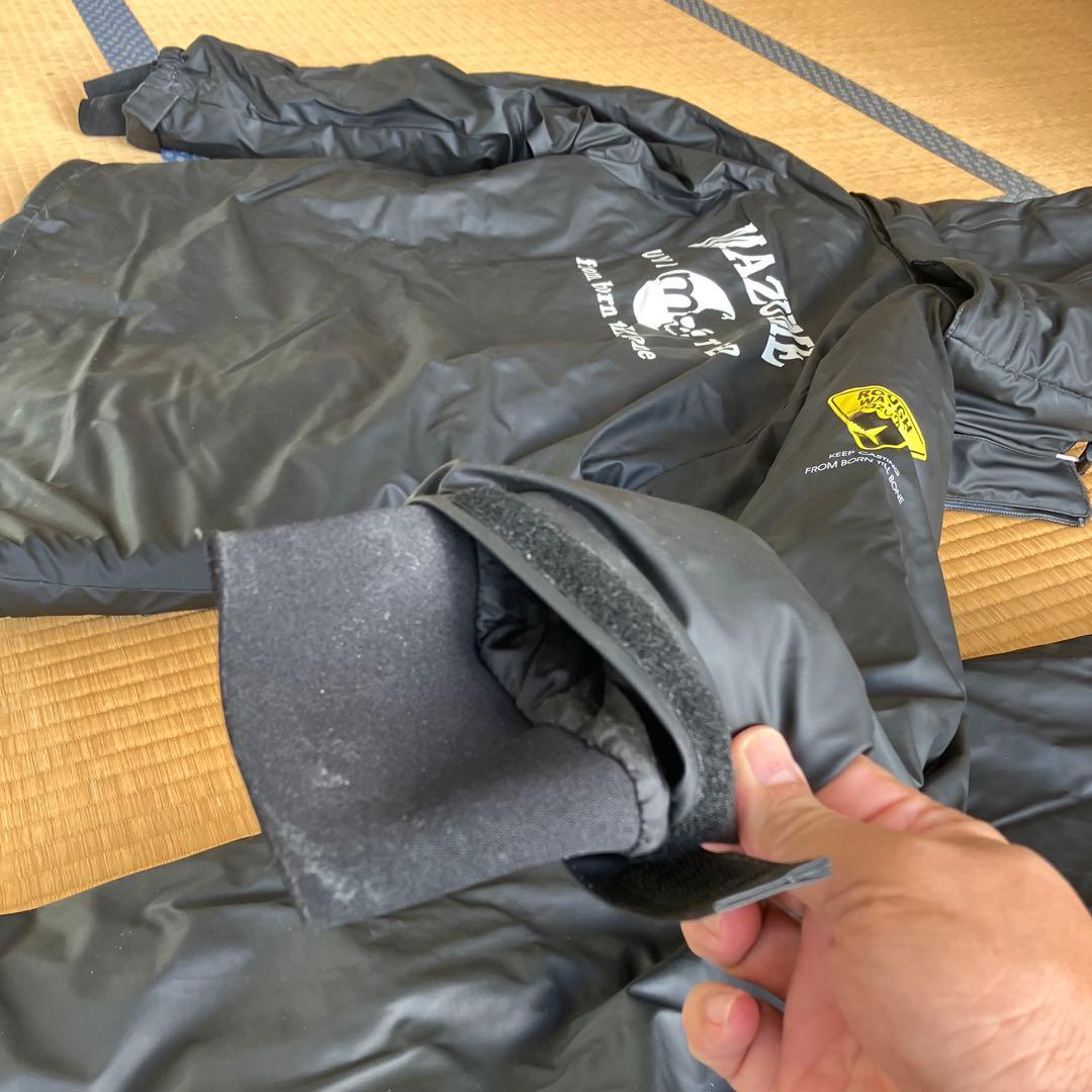 mazume フィッシングスーツ（上下セット） ブラック/グレー