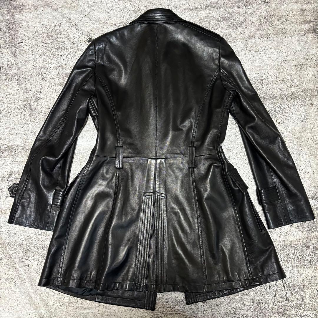 【激渋】 Euro Vintage lether coat ラムレザー　本革