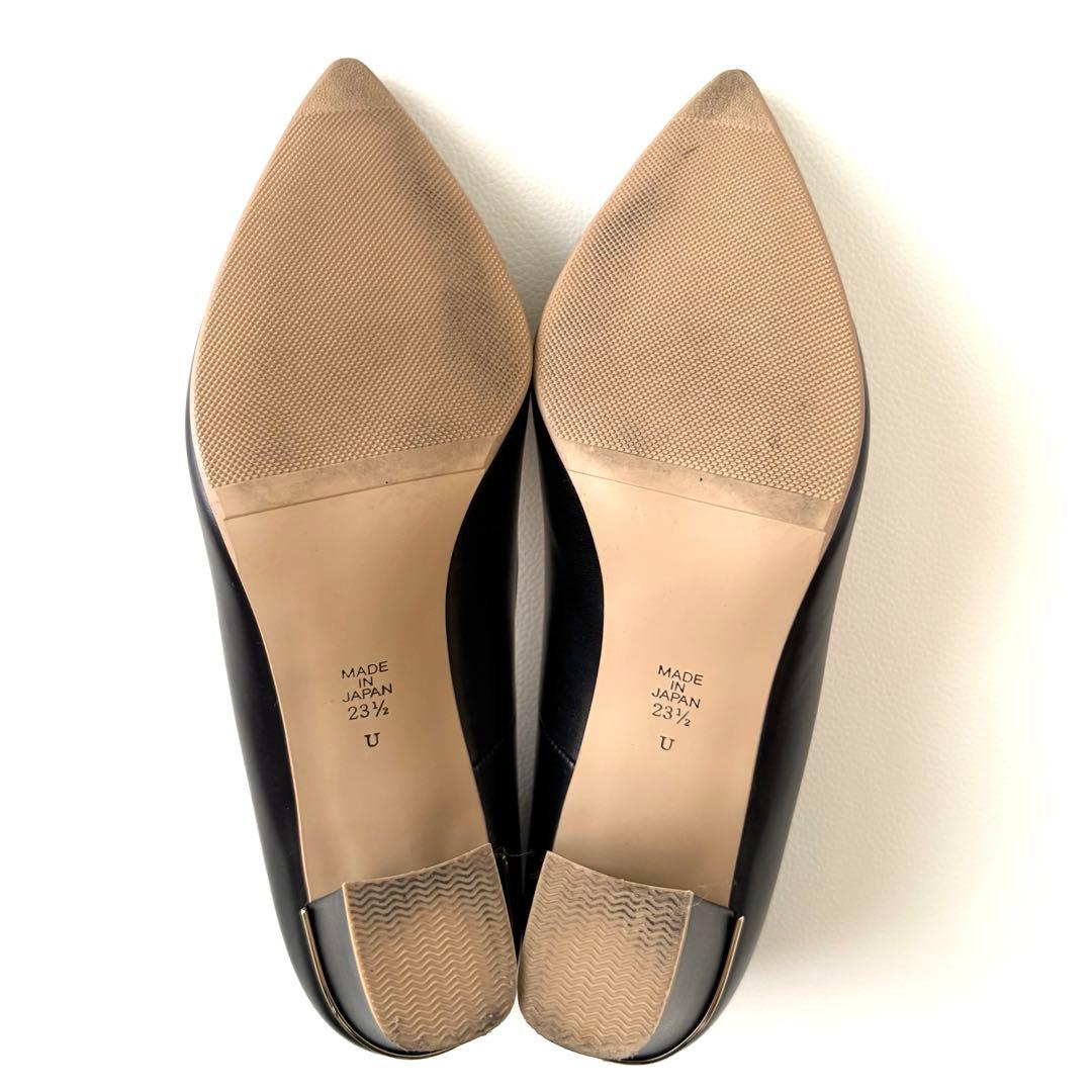 極美品✨TALANTON by DIANA 2025パンプス パール 23.5黒