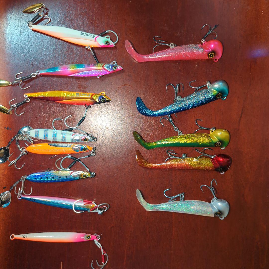 青物シャッド・e-ブレード・e-ブレードs・スライドスティック 40g