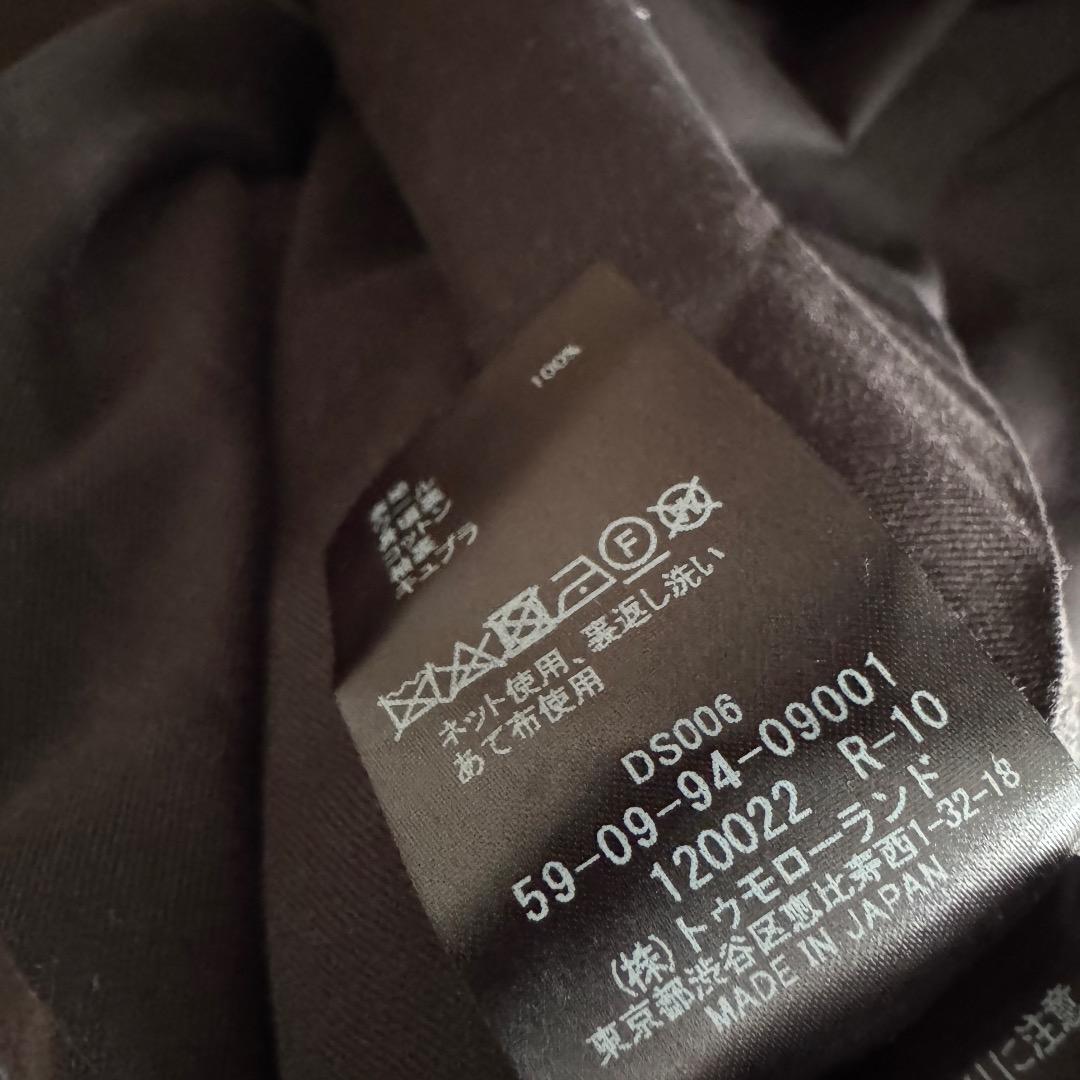 名作 CABaN ウールギャバジンスタンドカラーコート S ロング丈 レディース