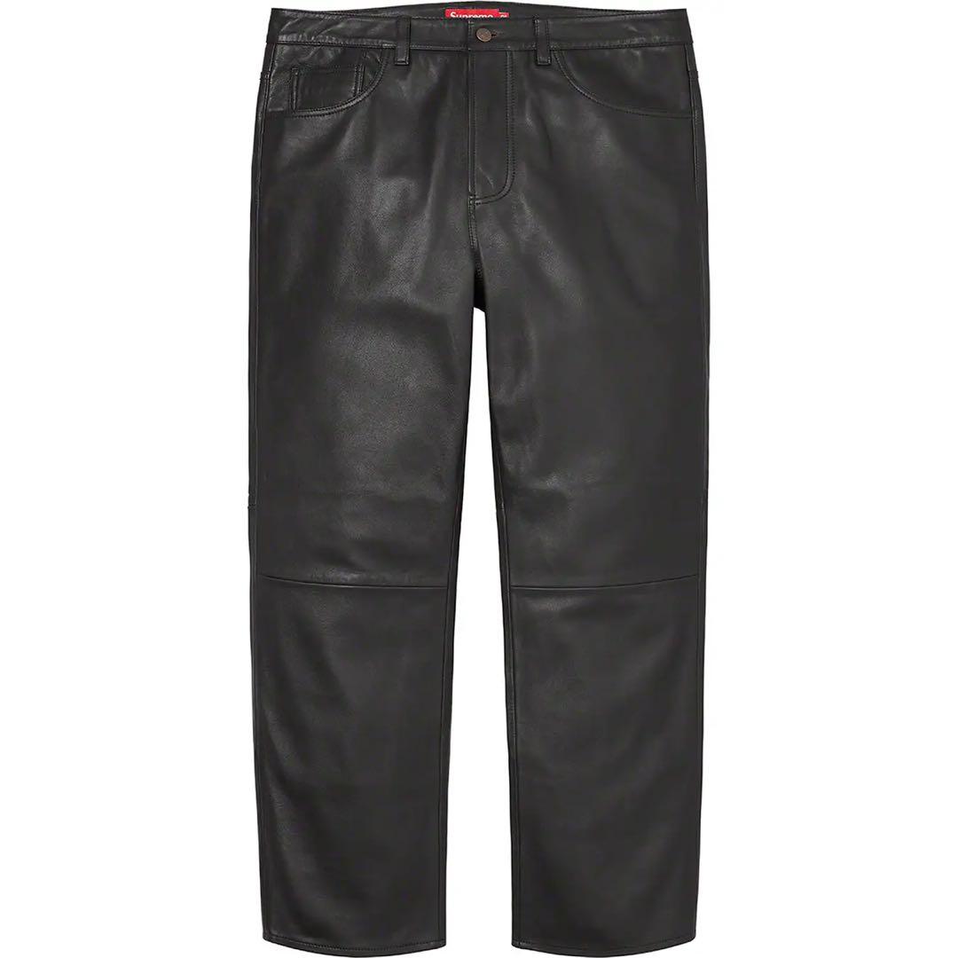 Supremeシュプリーム5Pocket Leather Pants wtaps