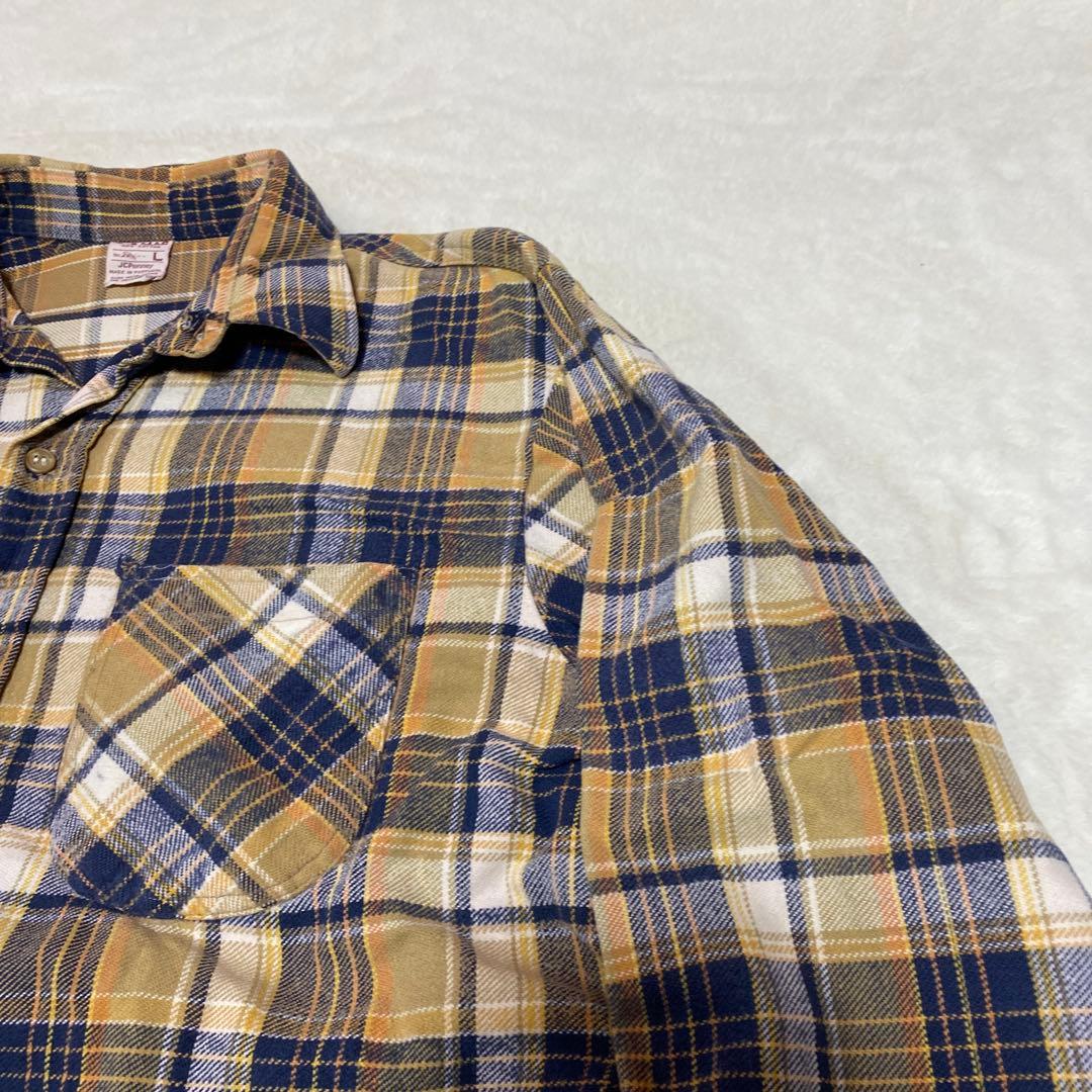 好配色　bigmac ネルシャツ ポルトガル製　ビンテージ