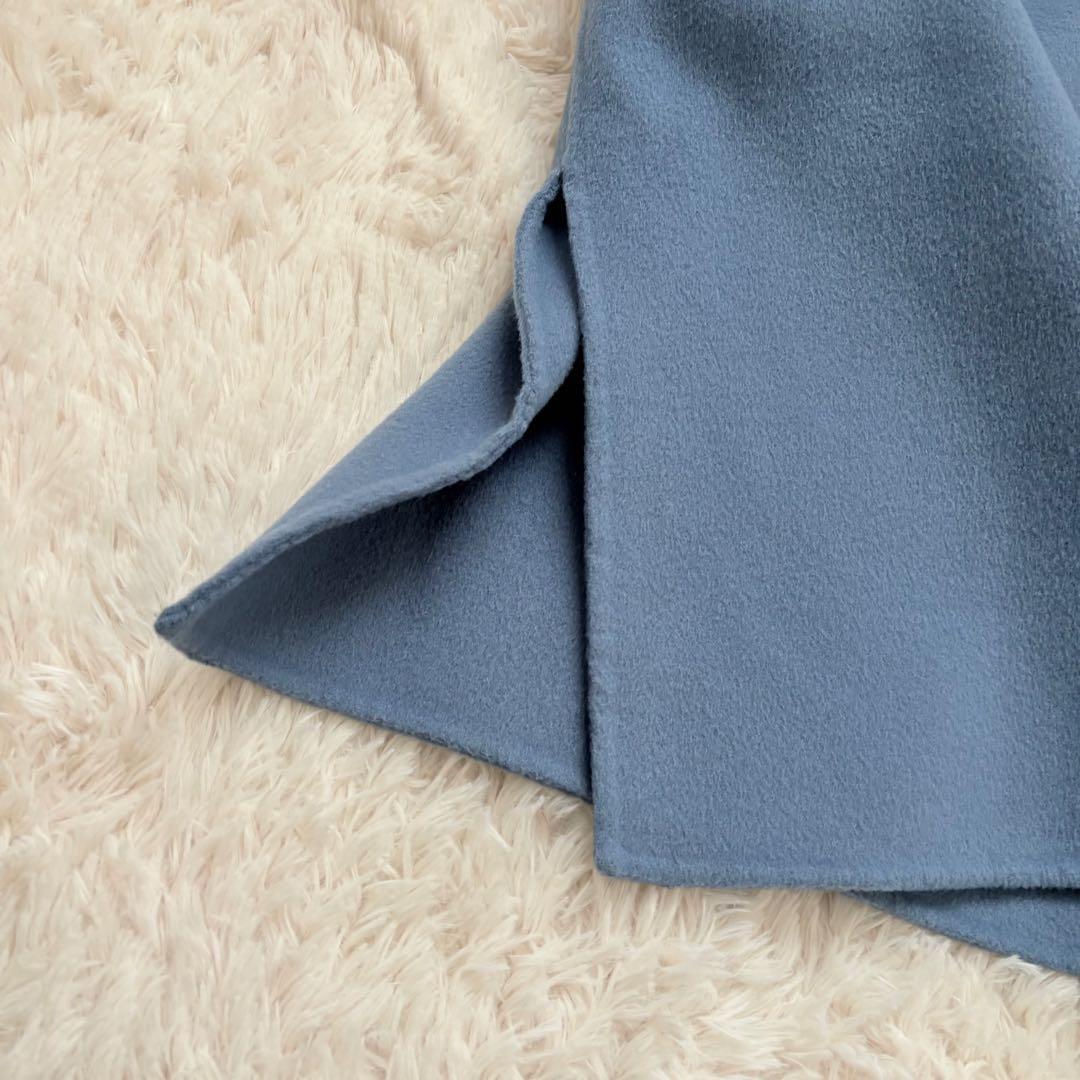 人気✨スローブイエナ HAMILTONダブルフェイスチェスターコート　ブルー