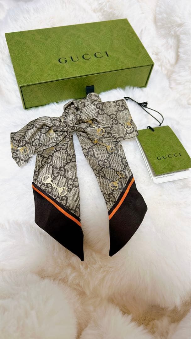 週末値下げ♥GUCCI GG シルク リボン