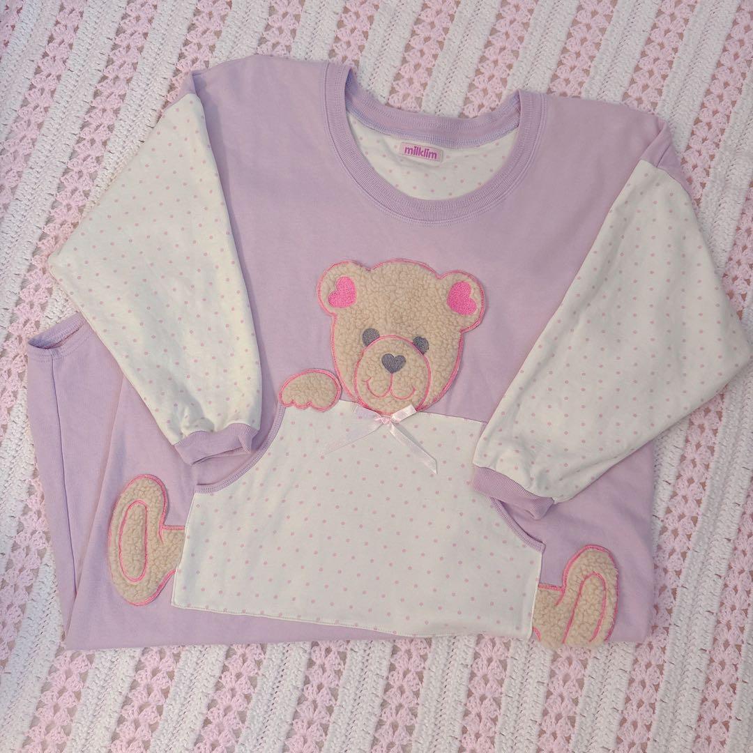 milklim ミルクリーム 希少 くま ルームウェア