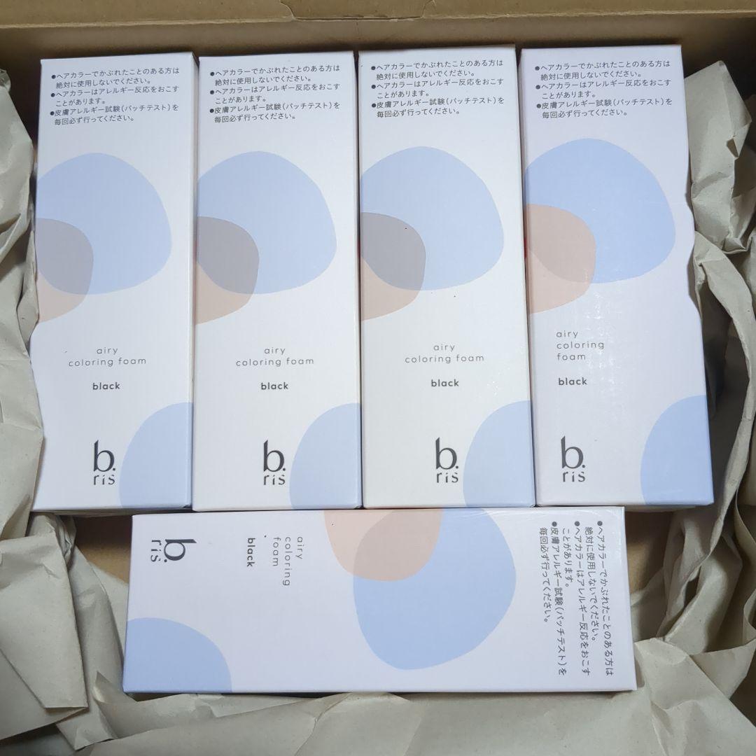 b.ris 　ビーリス　エアリーカラーリングフォーム　ブラック　　5本
