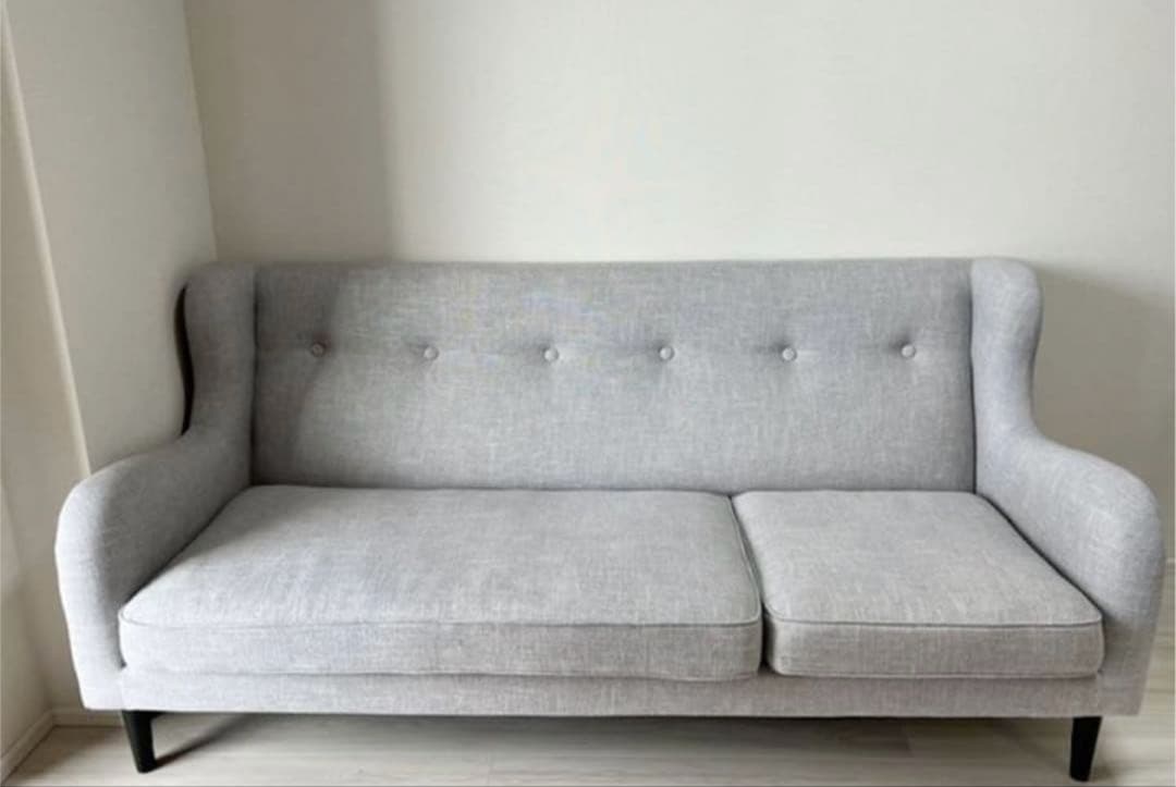 Francfrancフランフラン　フィエール　ソファ　ライトグレーオットマン無し