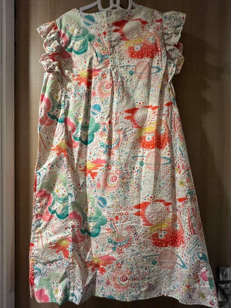 美品　ボンポワン　リバティワンピース　12A