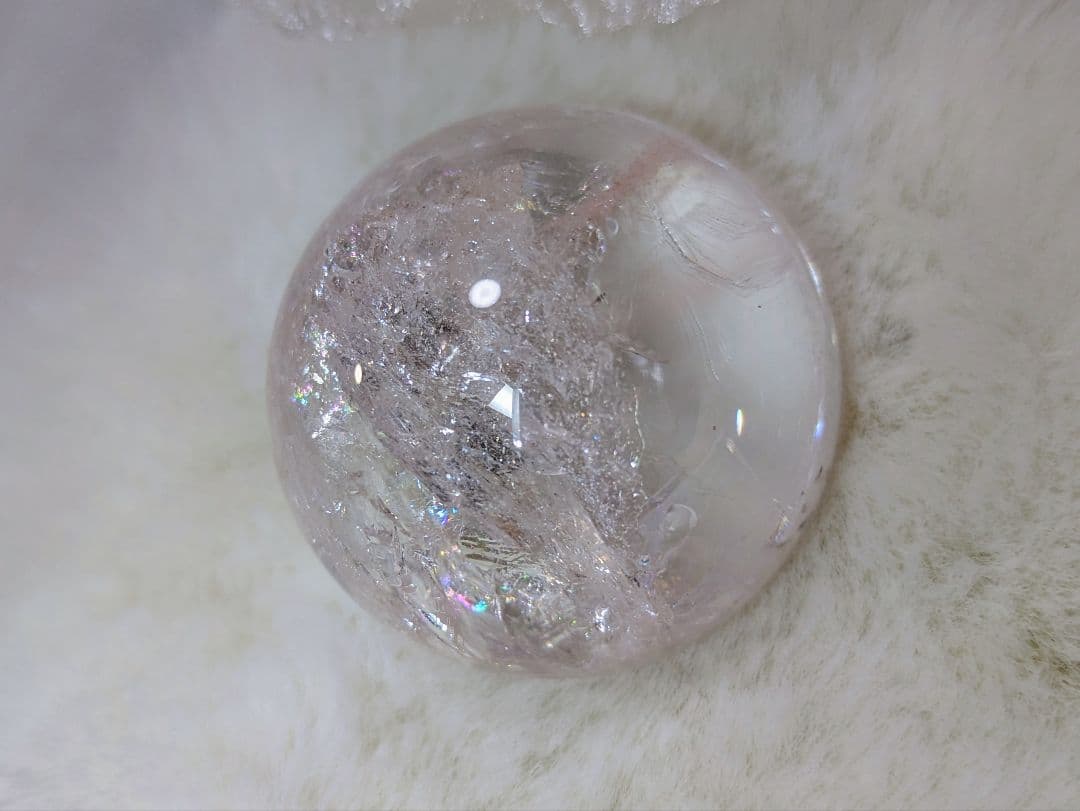土日限定価格　♡ピンクアゼツライト（通称） ピンククリアクォーツ　スフィア♡