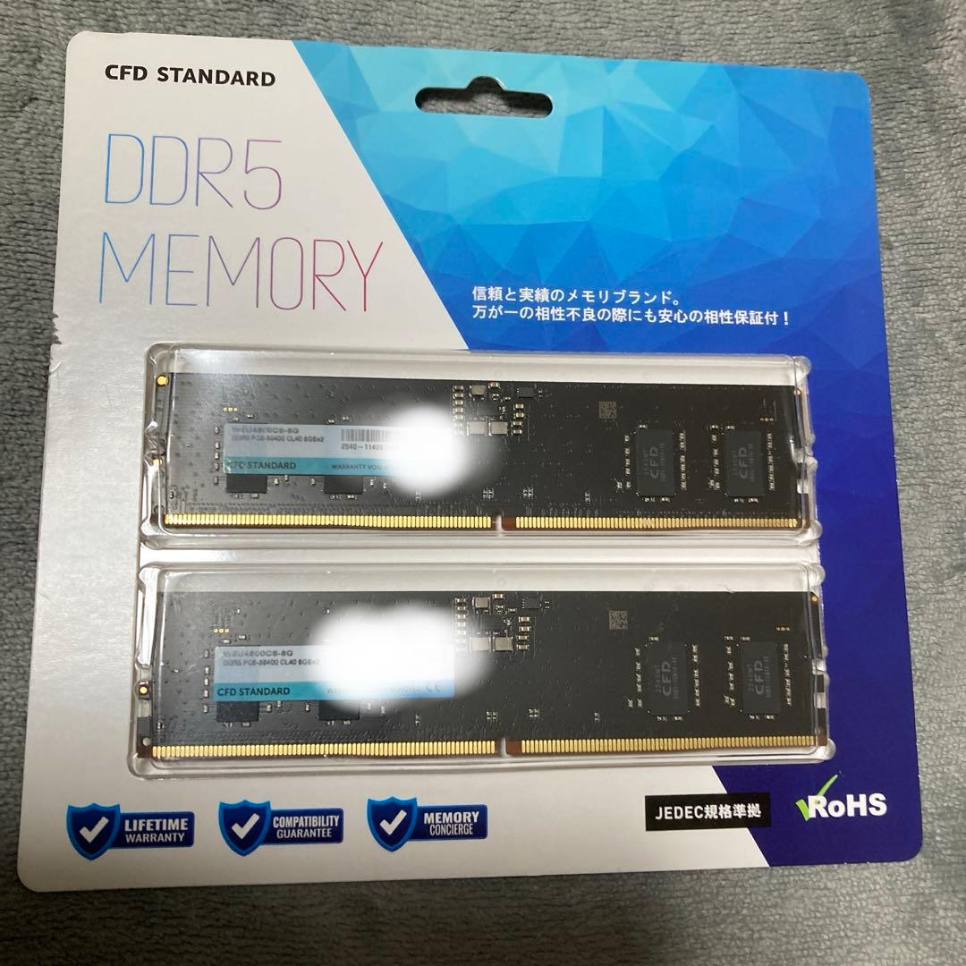 人気❗️CFD STANDARD DDR5 メモリ 8GBx2