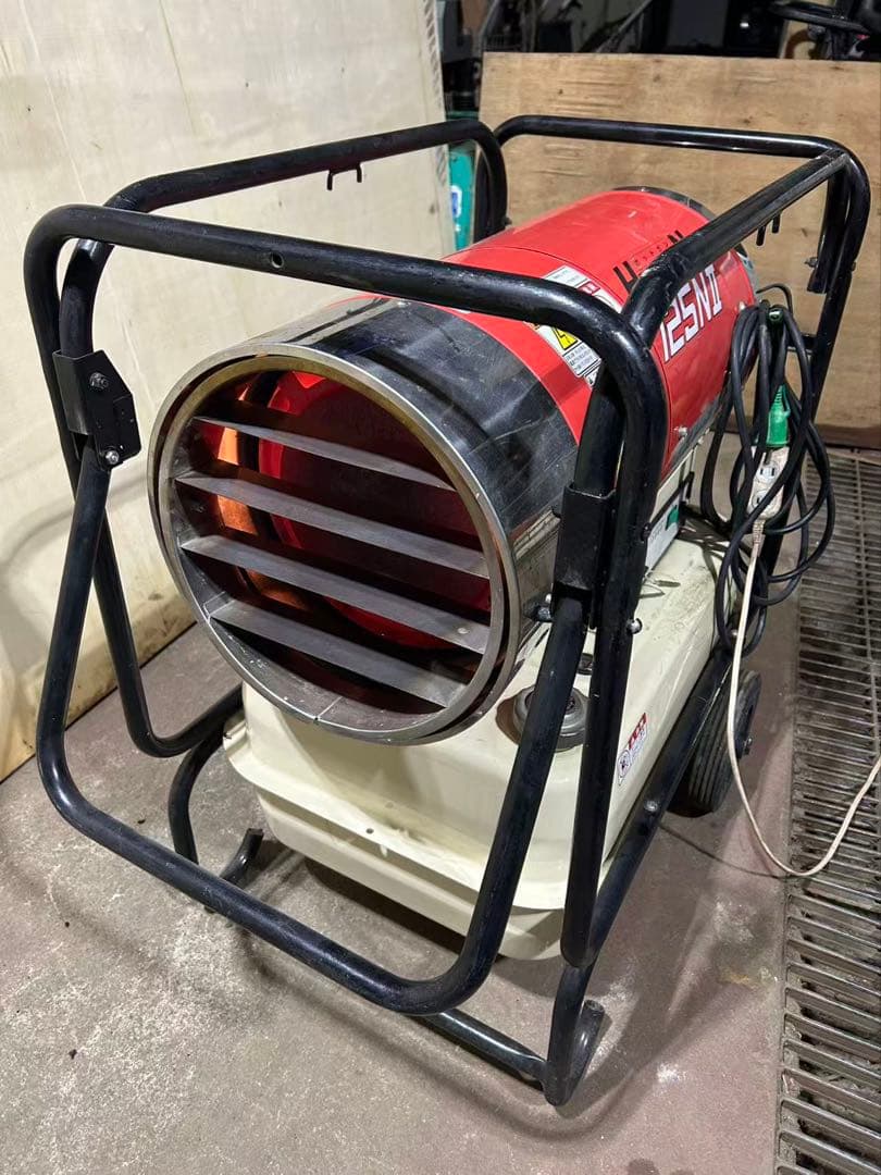 静岡製機 ホットガン HG125NⅡ 熱風ブロワー ストーブ (B881)