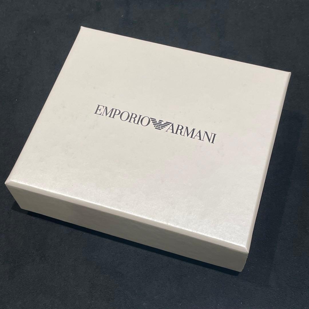 エンポリオアルマーニ ARMANI 折財布　送料無料　ショッパー 付　男女兼用