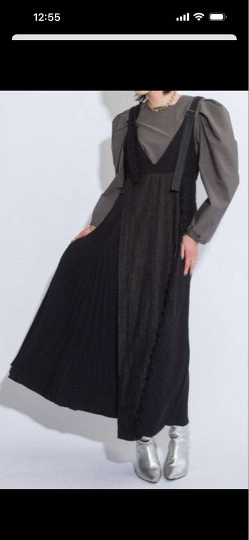 桃次郎さま専用AULA AILA 2WAYミックスツイードジャンパースカート