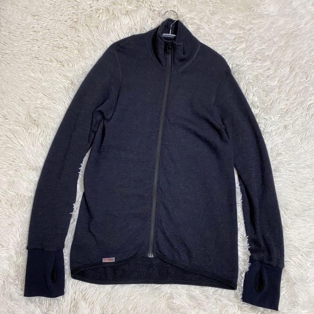 ウールパワー　ウール　ニット　ジップジャケット　M メンズ