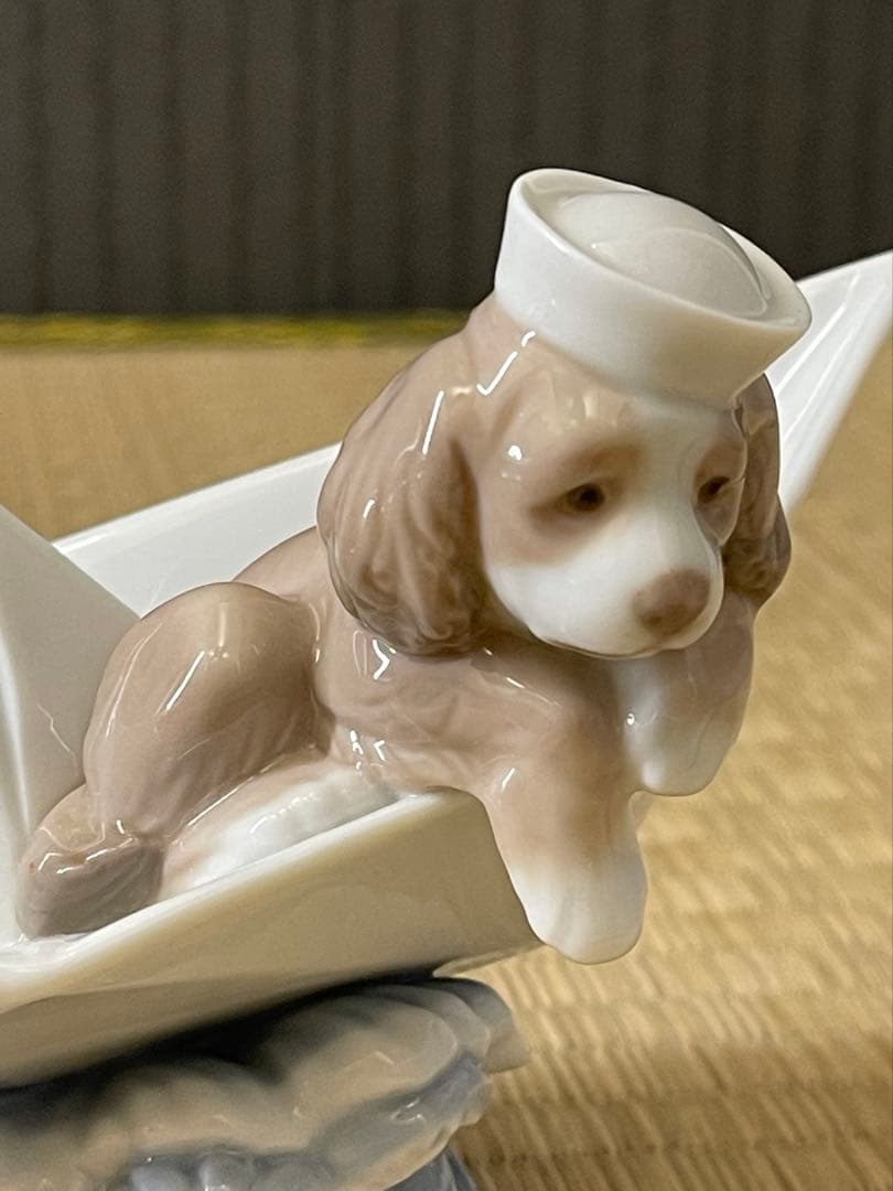 LLADRO リアドロ 人形 陶磁器 小さな密航者 箱 保証証 有