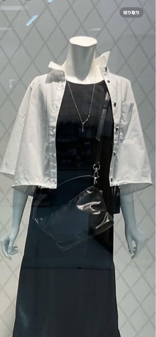 ドロストクロップシャツ　クールカレアン