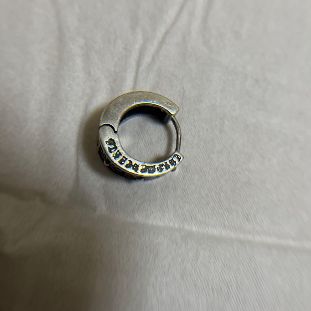 クロムハーツシルバー925 ナローVバントピアス