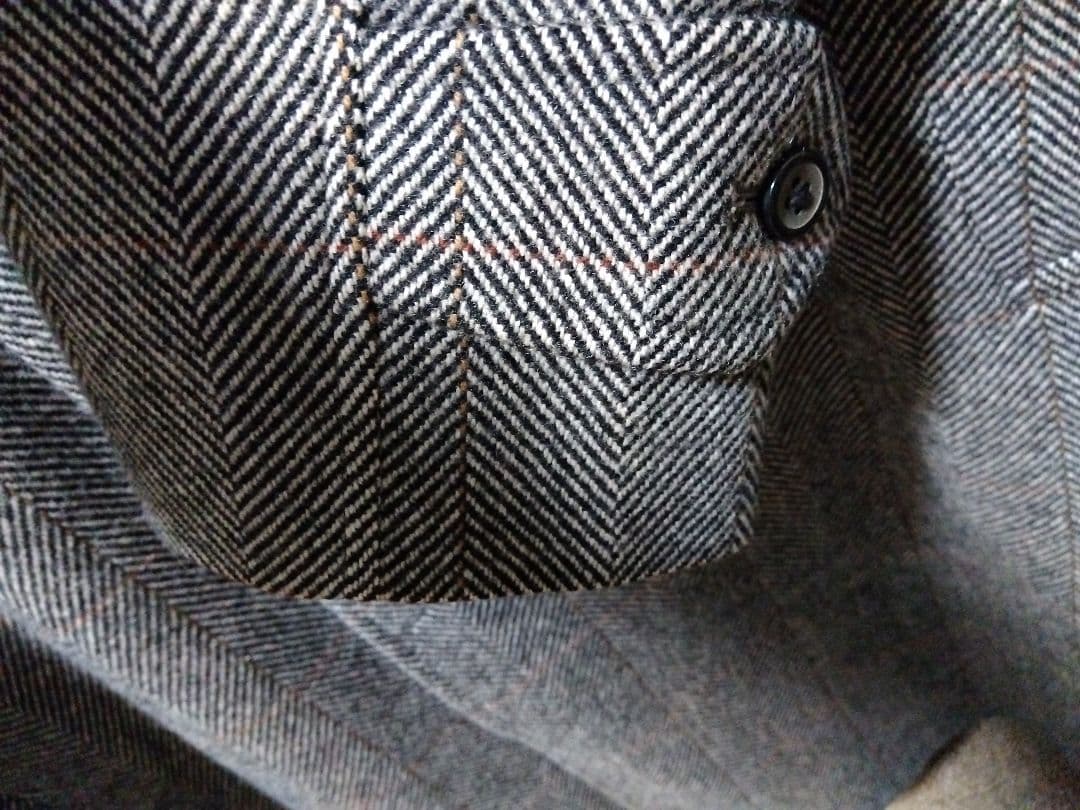 Burberry 70sグレー チェスターコート カシミア