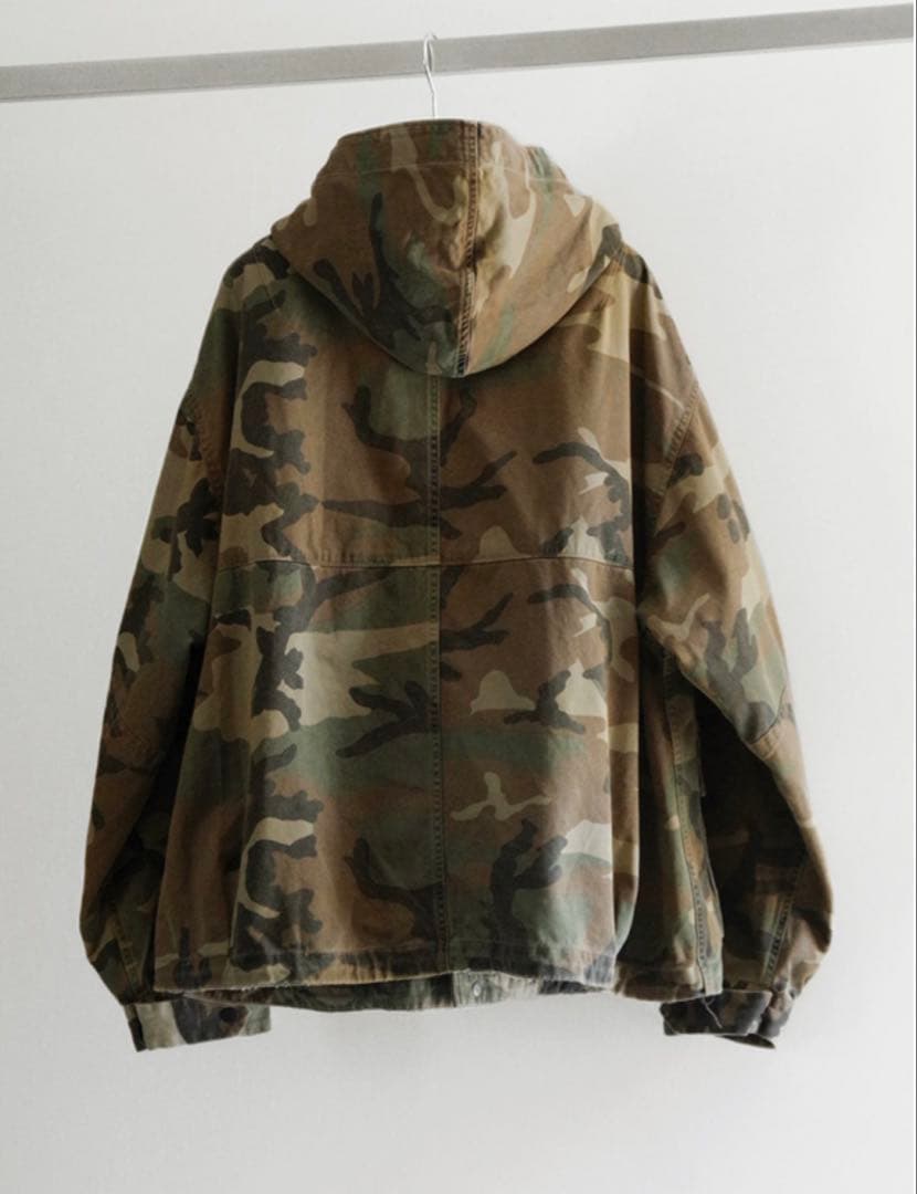 新品ancellm camo zip up hoodie サイズ1 アンセルム
