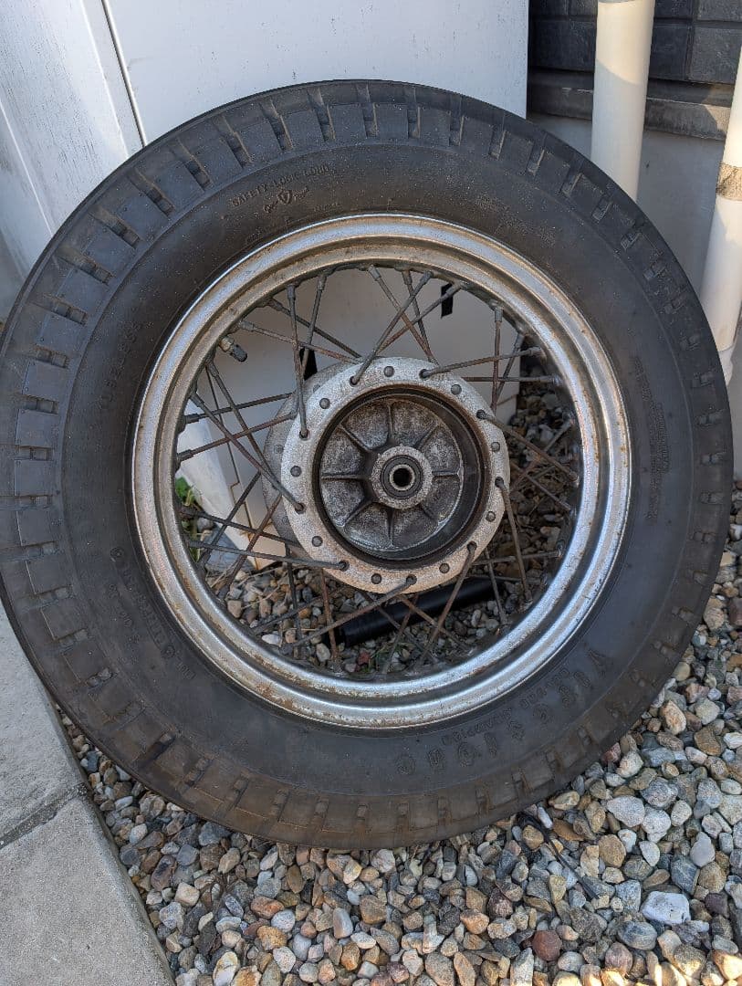 ビラーゴ　ファイヤーストーン　クラシック　チョッパー　バルーンタイヤ