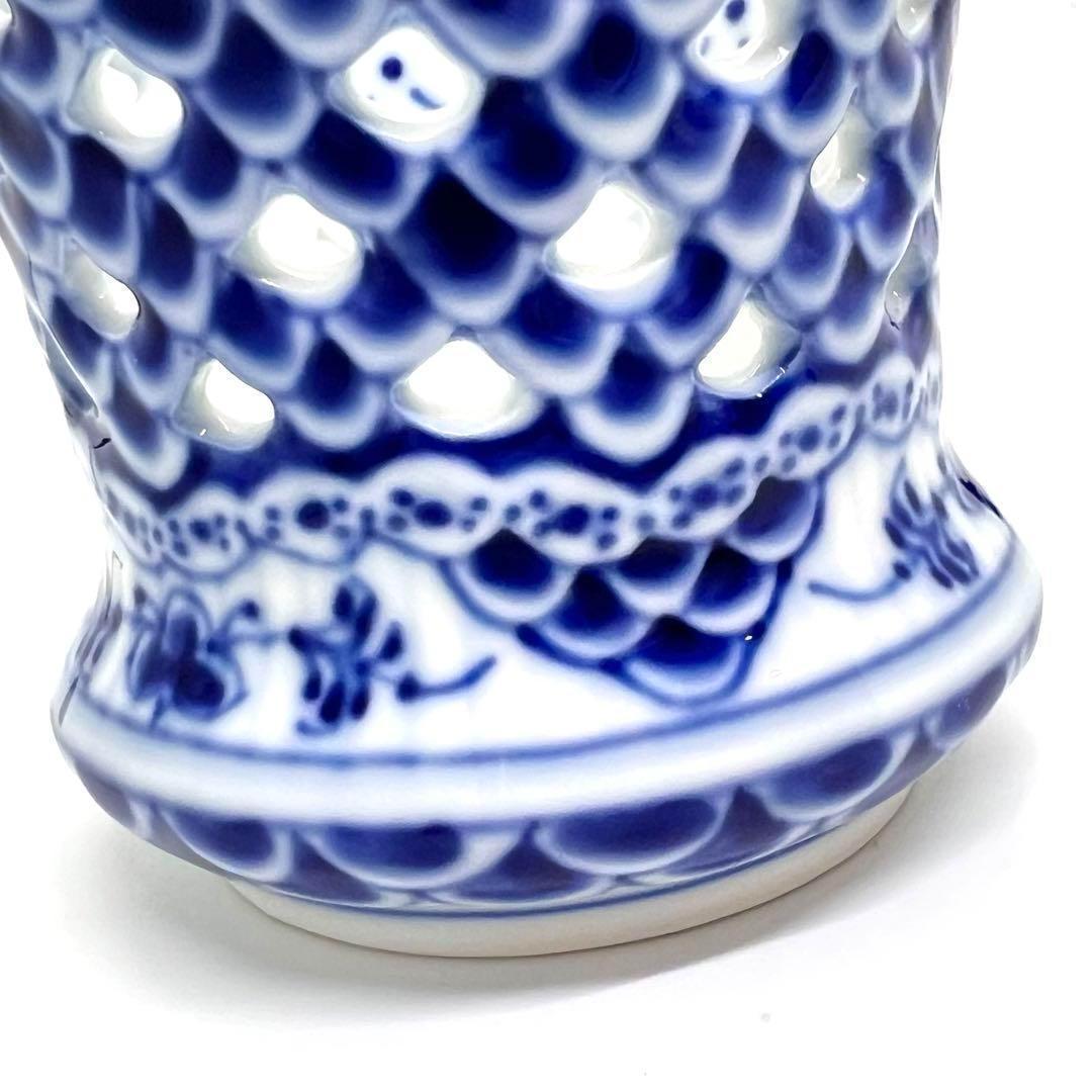 美品✨ ロイヤルコペンハーゲン ブルーフルーテッド フルレース シガーホルダー