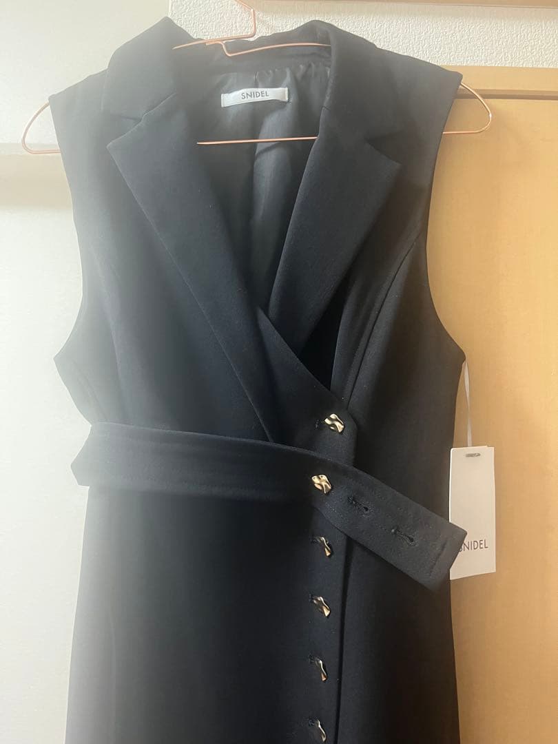 【タグ付き】SNIDEL ラップテーラージャンパースカート