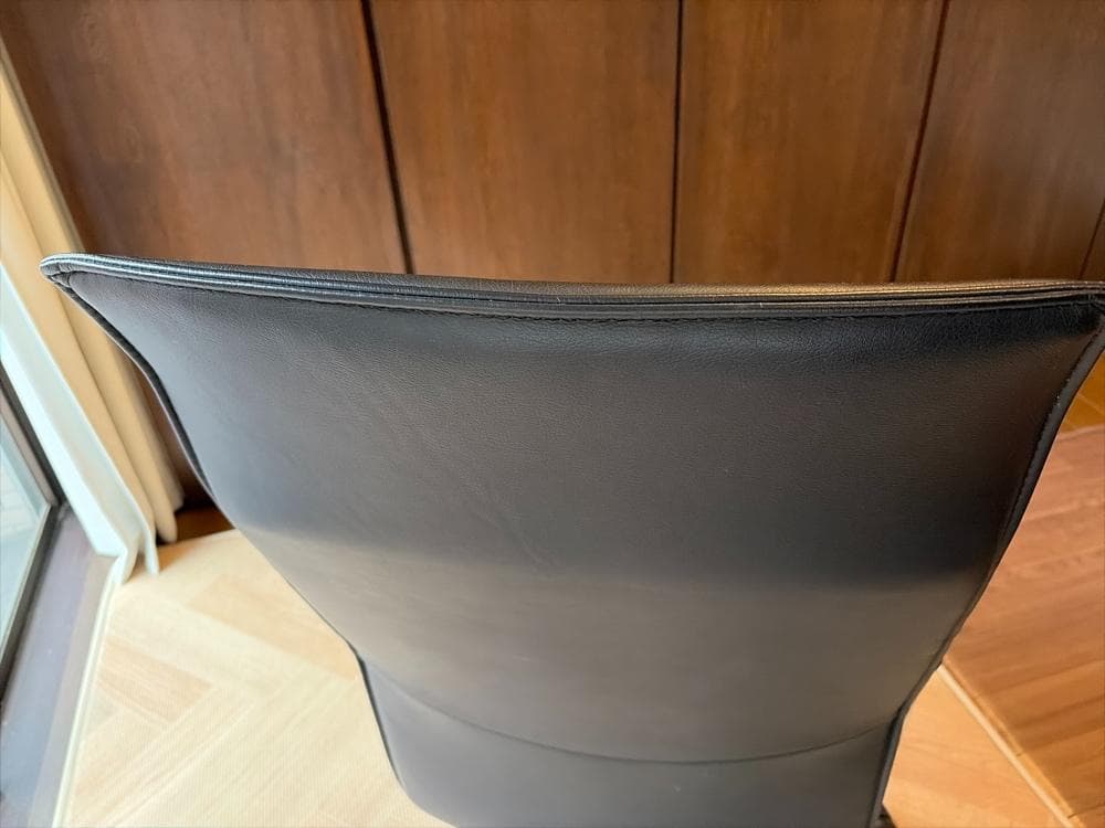 【2019年製・美品】オカムラCEシリーズ エクストラハイバック 本革 ブラック