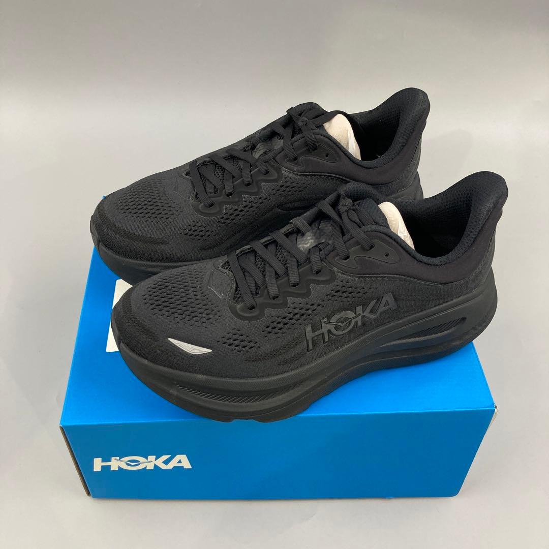 ★HOKA BONDI 9 ブラック 9D 【26.5cm】
