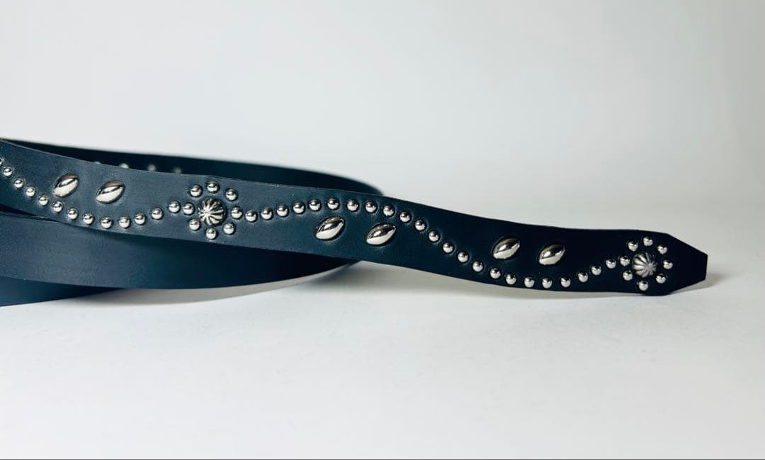 スタッズナローベルト18mm幅ダブルリーフhtcナロー好き