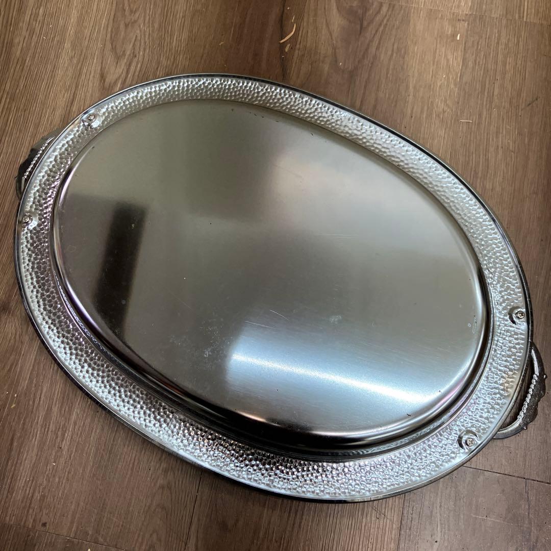 E-1 オリオン 鍋の友 プレート 2点セット パンチングトレー 地図デザイン