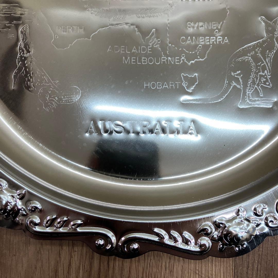 E-1 オリオン 鍋の友 プレート 2点セット パンチングトレー 地図デザイン