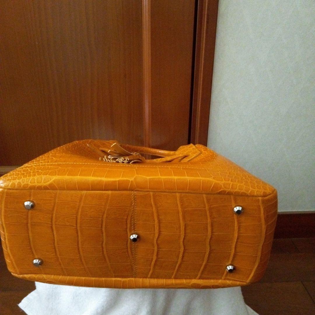 ポロサスクロコダイルトートバッグ