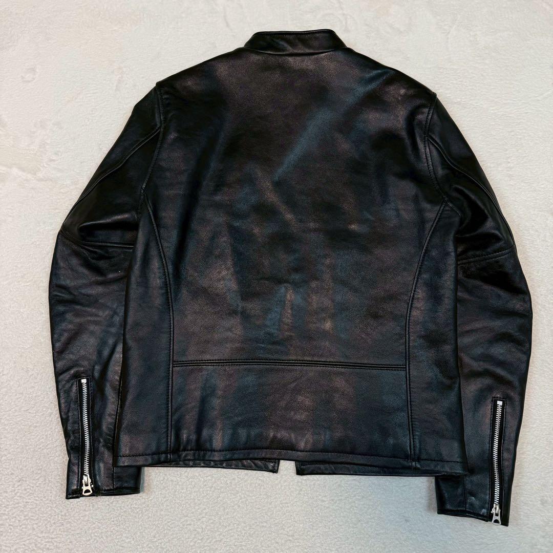 SCHOTT TAKEO KIKUCHI ライダースジャケット ラムレザー