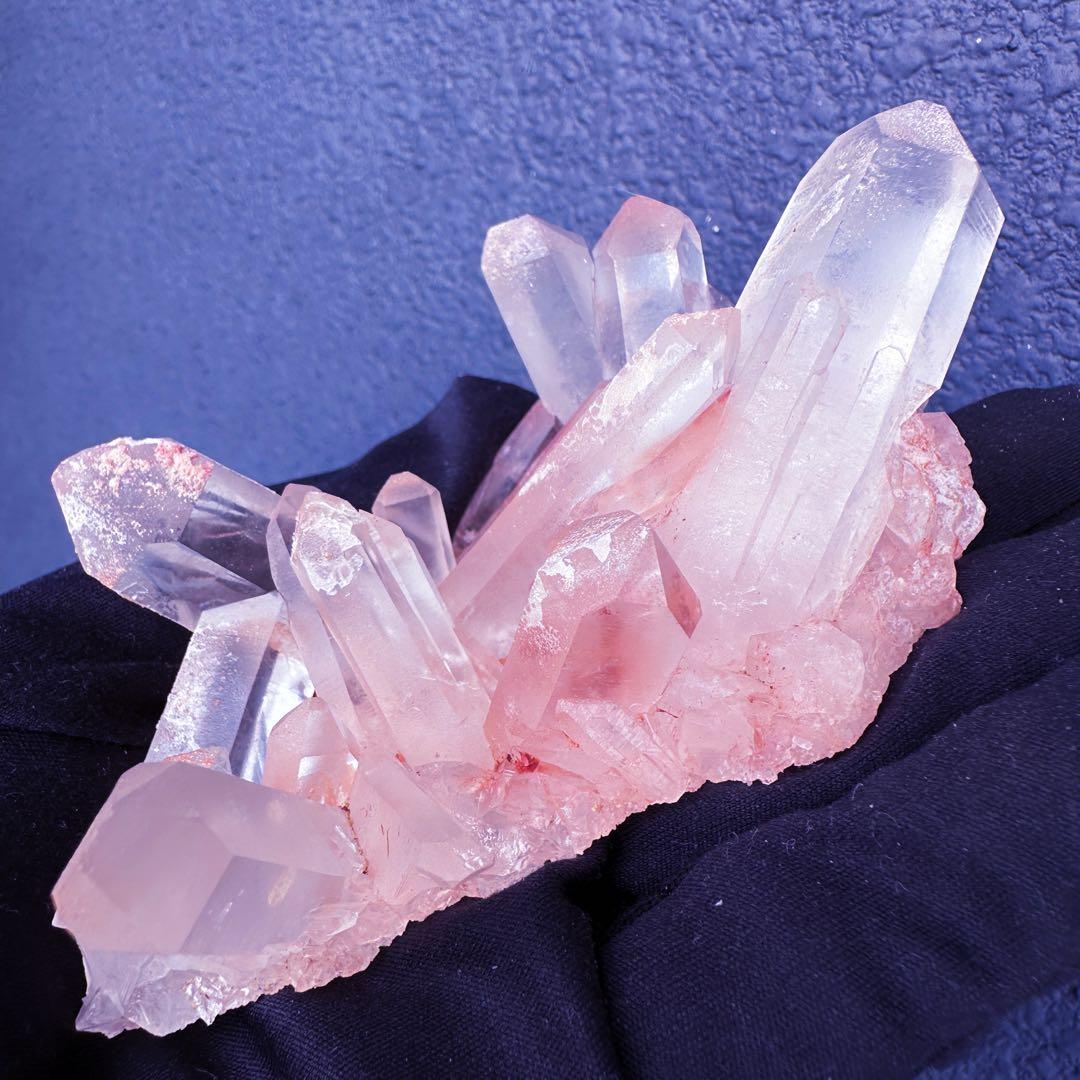 爆レア❗️浄化❗️超綺麗♡超強いパワー ピンク ヒマラヤ クラスター天然石A1423