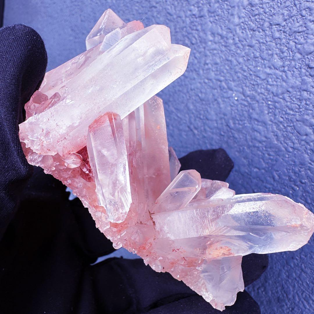 爆レア❗️浄化❗️超綺麗♡超強いパワー ピンク ヒマラヤ クラスター天然石A1423