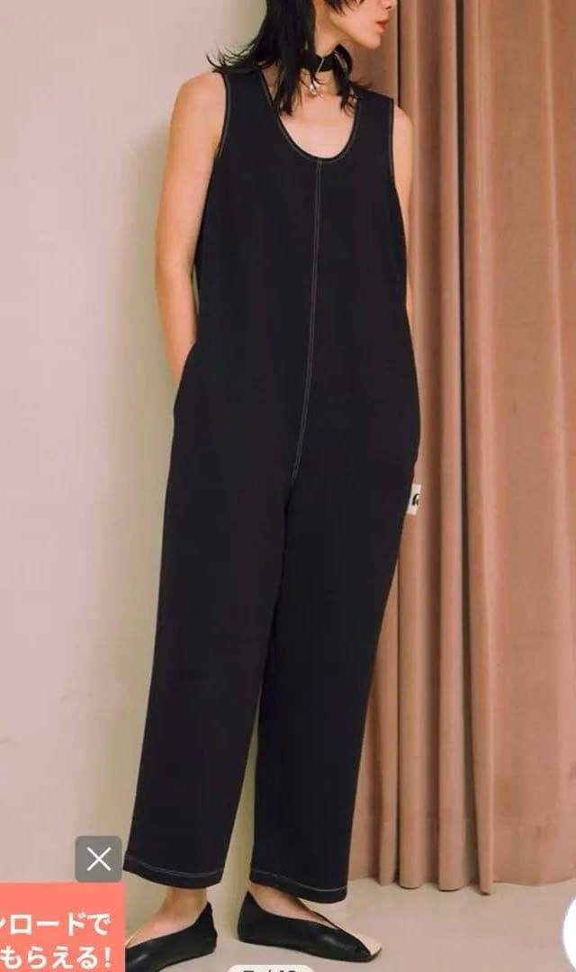 新品未使用　今期　null. / ヌル　ジャージールーズオールインワン