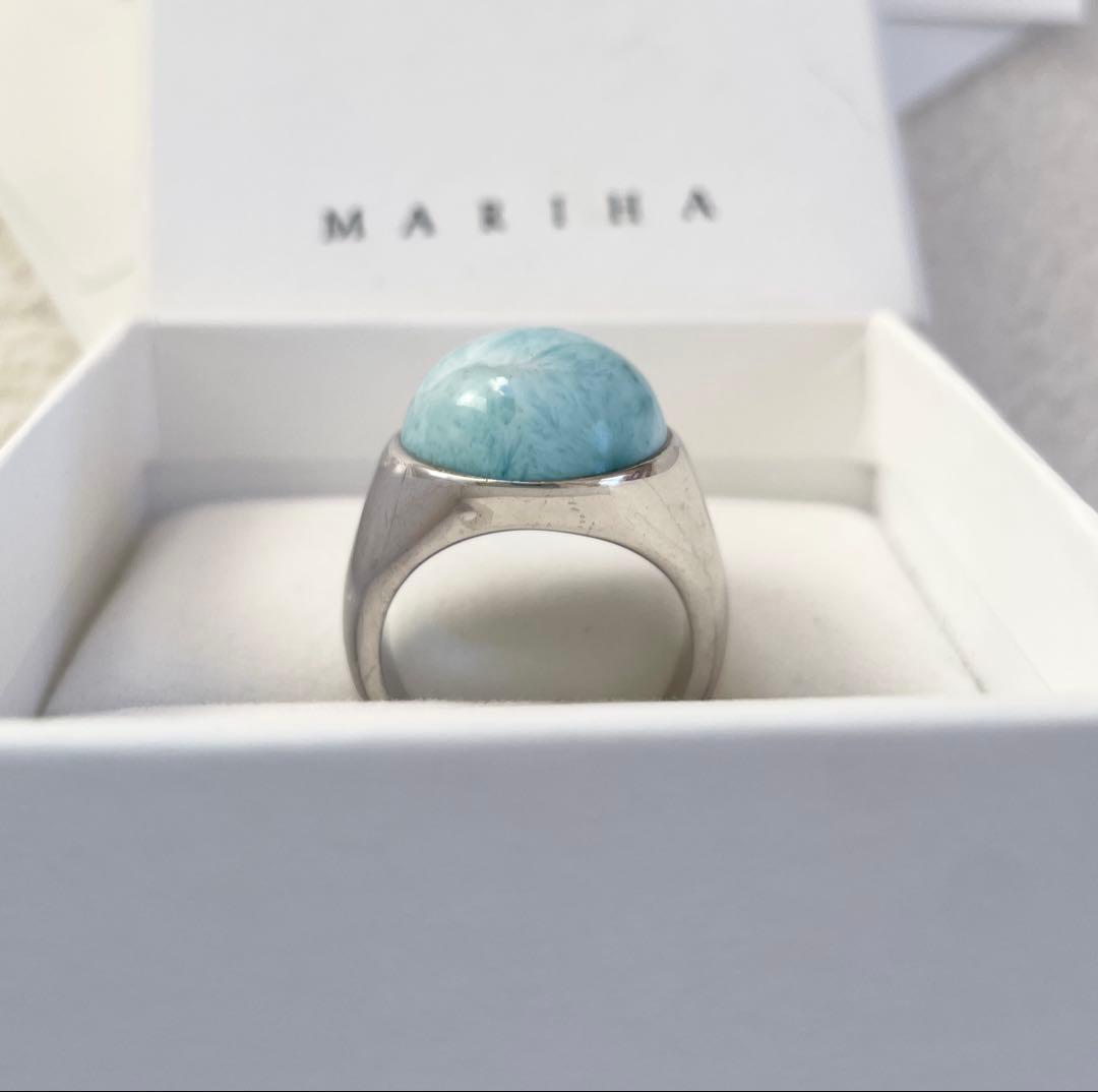 MARIHA マリハSignature Ring ラリマー　ラウンド リング