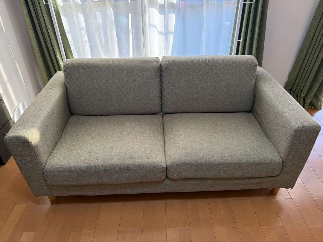 【送料込】2.5人掛け ファブリックソファー