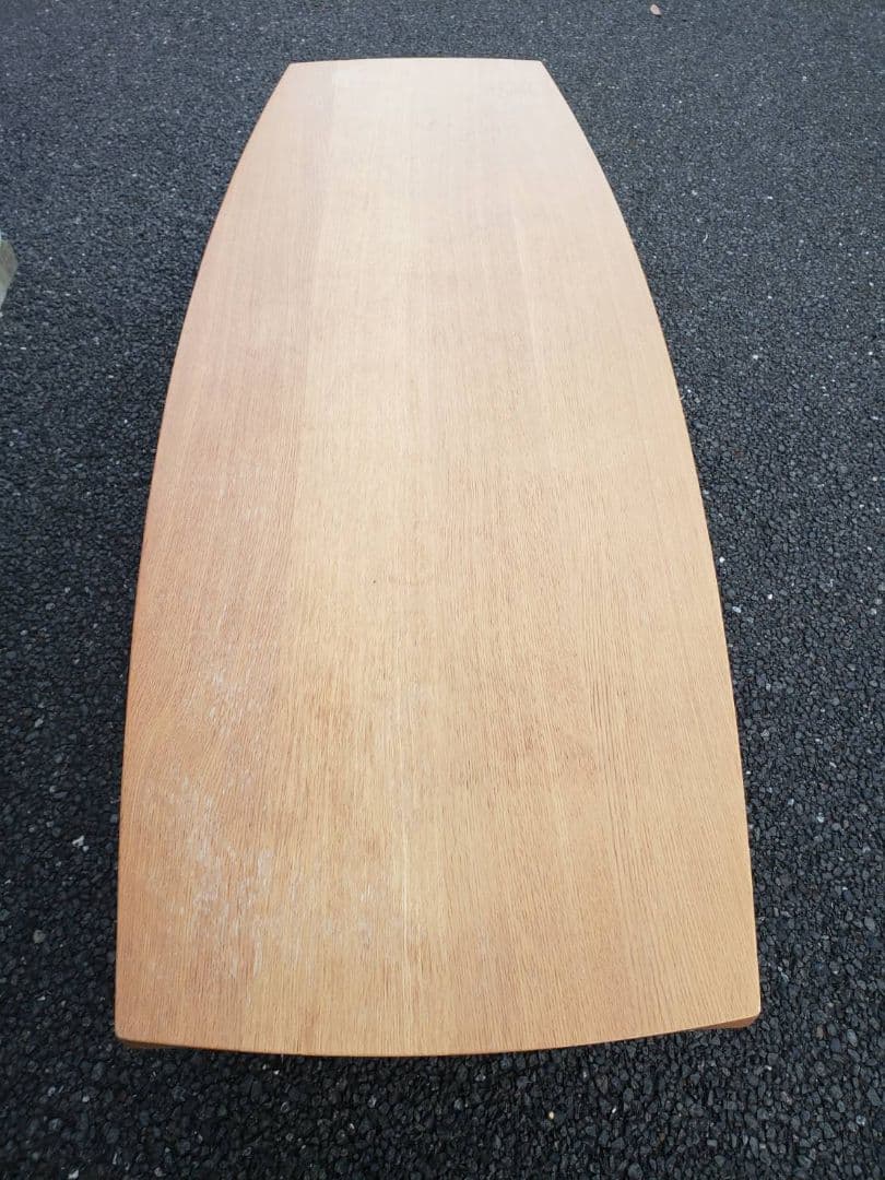 送料無料　北欧風　飛騨家具　白川家具　オーク材一枚板　テーブル