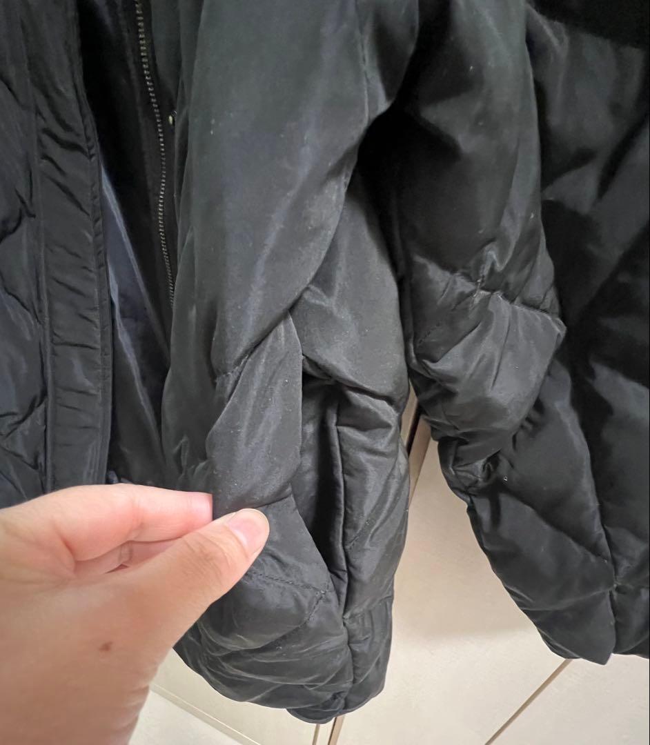 ⭐️mi-co⭐️ACUTA★ノーカラーキルティングダウンジャケット★ブラック